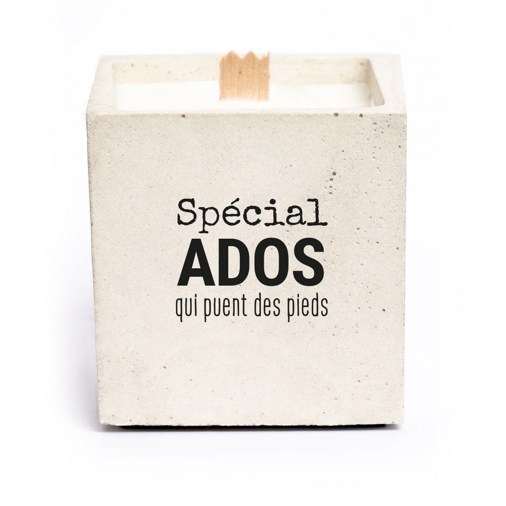 Bougie à message - Spécial ados qui puent des pieds