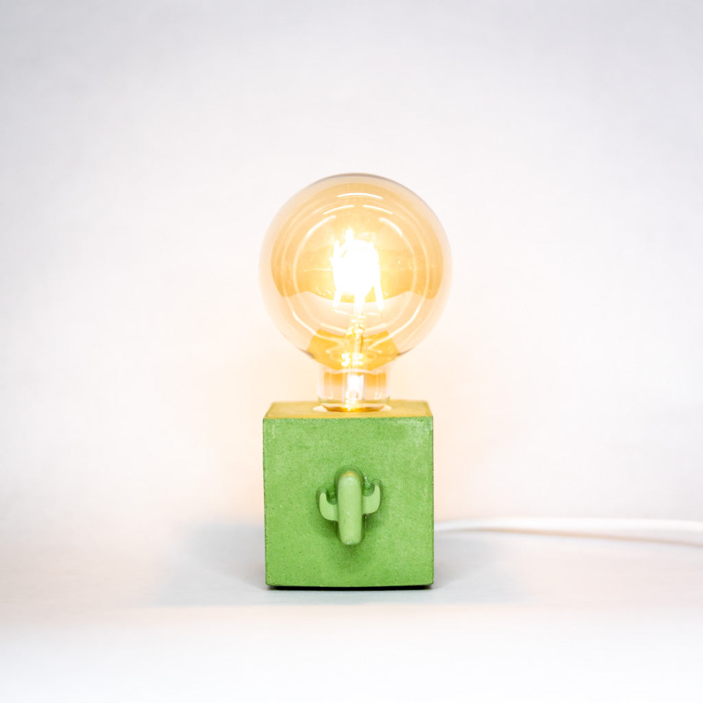 Lampe Kid - Béton vert cactus