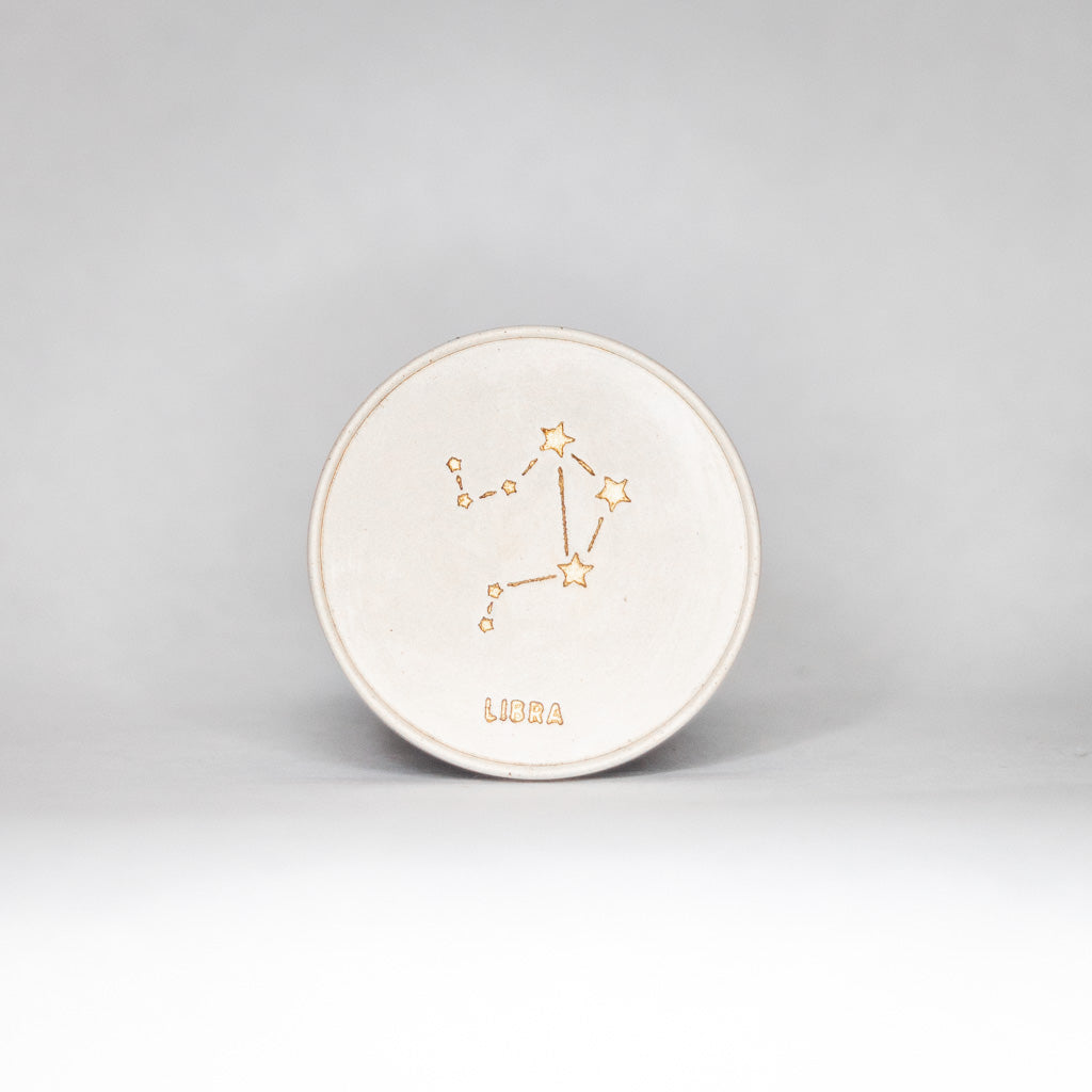 Coupelle zodiaque - Beige & Or