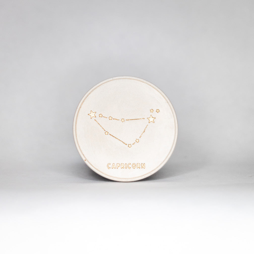 Coupelle zodiaque - Beige & Or