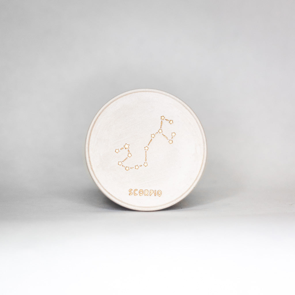 Coupelle zodiaque - Beige & Or
