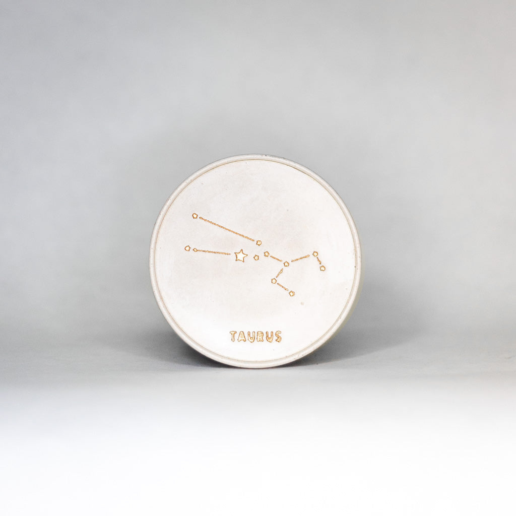 Coupelle zodiaque - Beige & Or