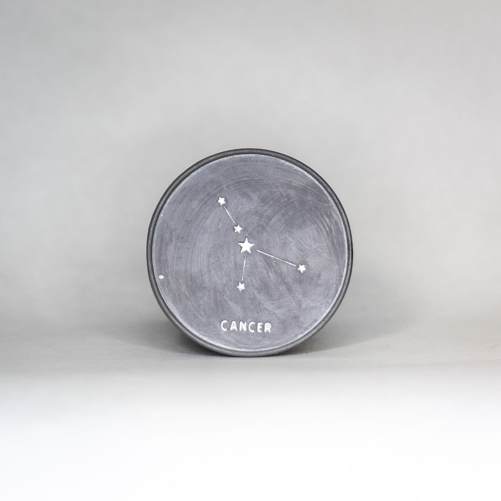 Coupelle zodiaque - Anthracite & Argent