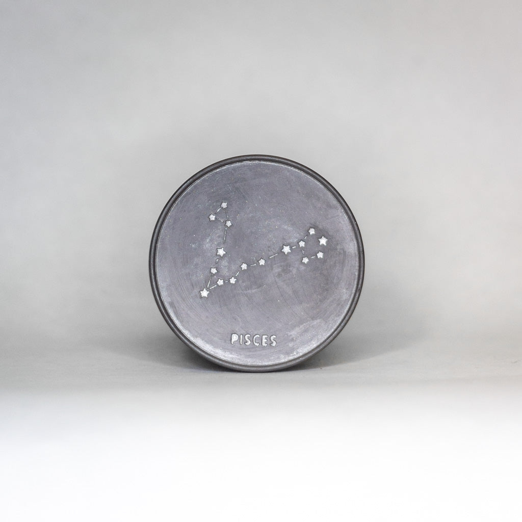 Coupelle zodiaque - Anthracite & Argent