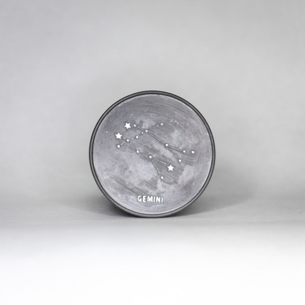 Coupelle zodiaque - Anthracite & Argent