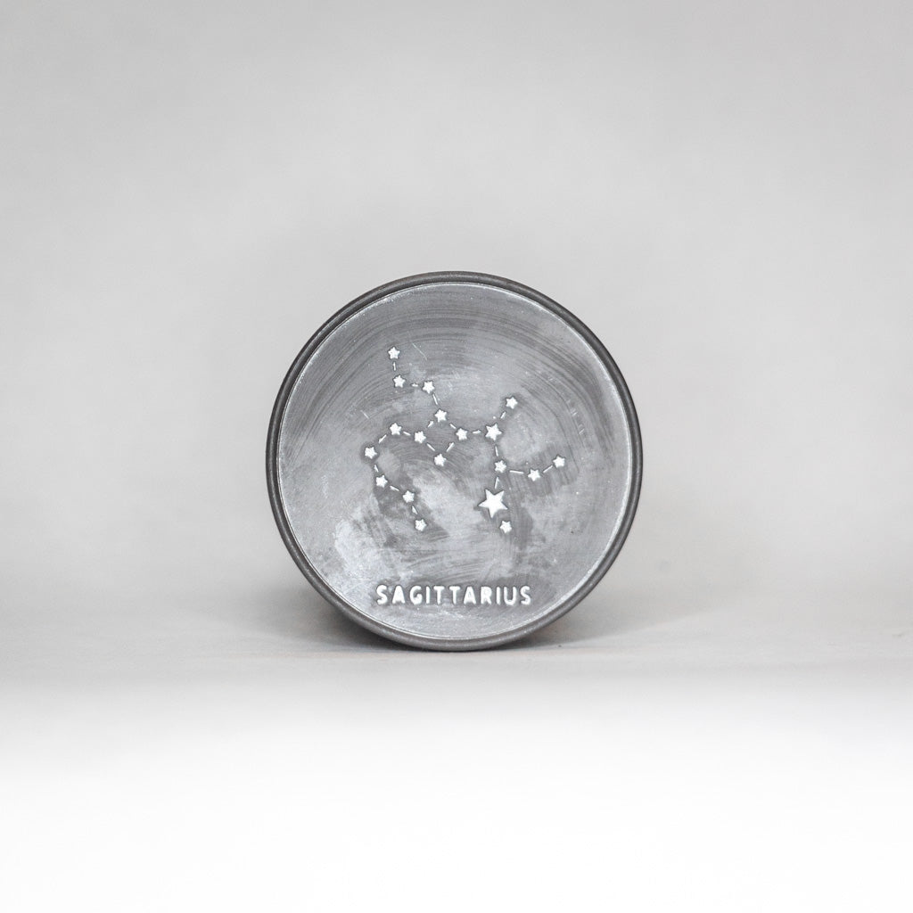 Coupelle zodiaque - Anthracite & Argent