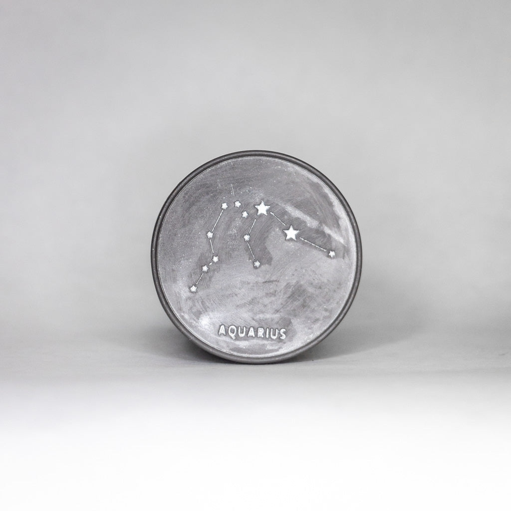 Coupelle zodiaque - Anthracite & Argent