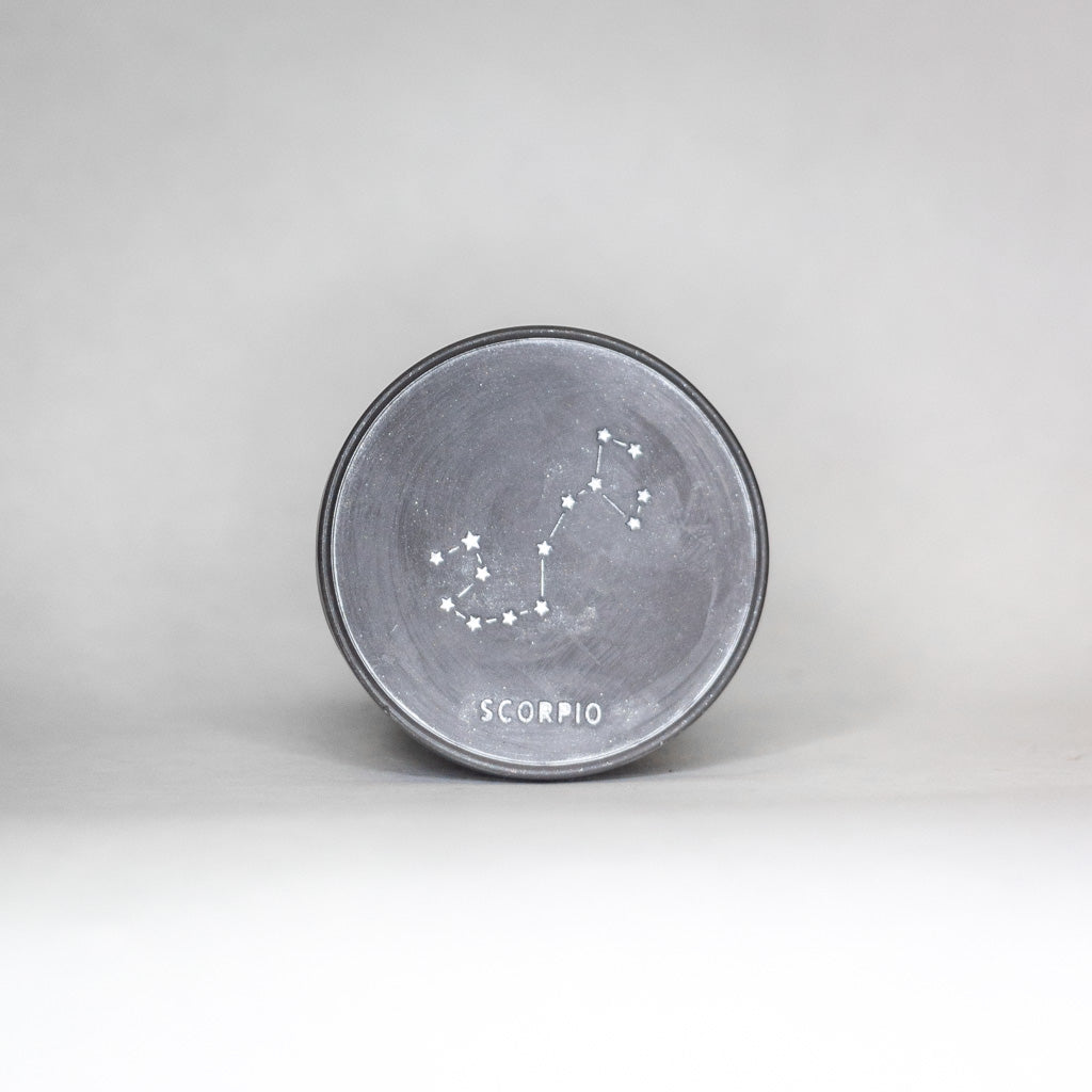 Coupelle zodiaque - Anthracite & Argent