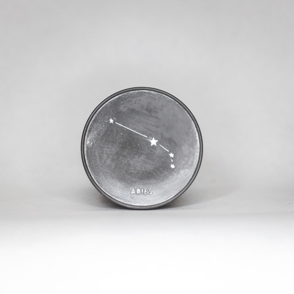 Coupelle zodiaque - Anthracite & Argent