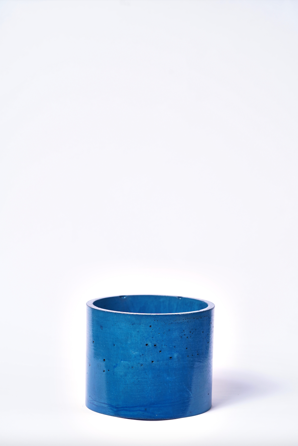 Cache pot XXL - Béton Bleu Pétrole