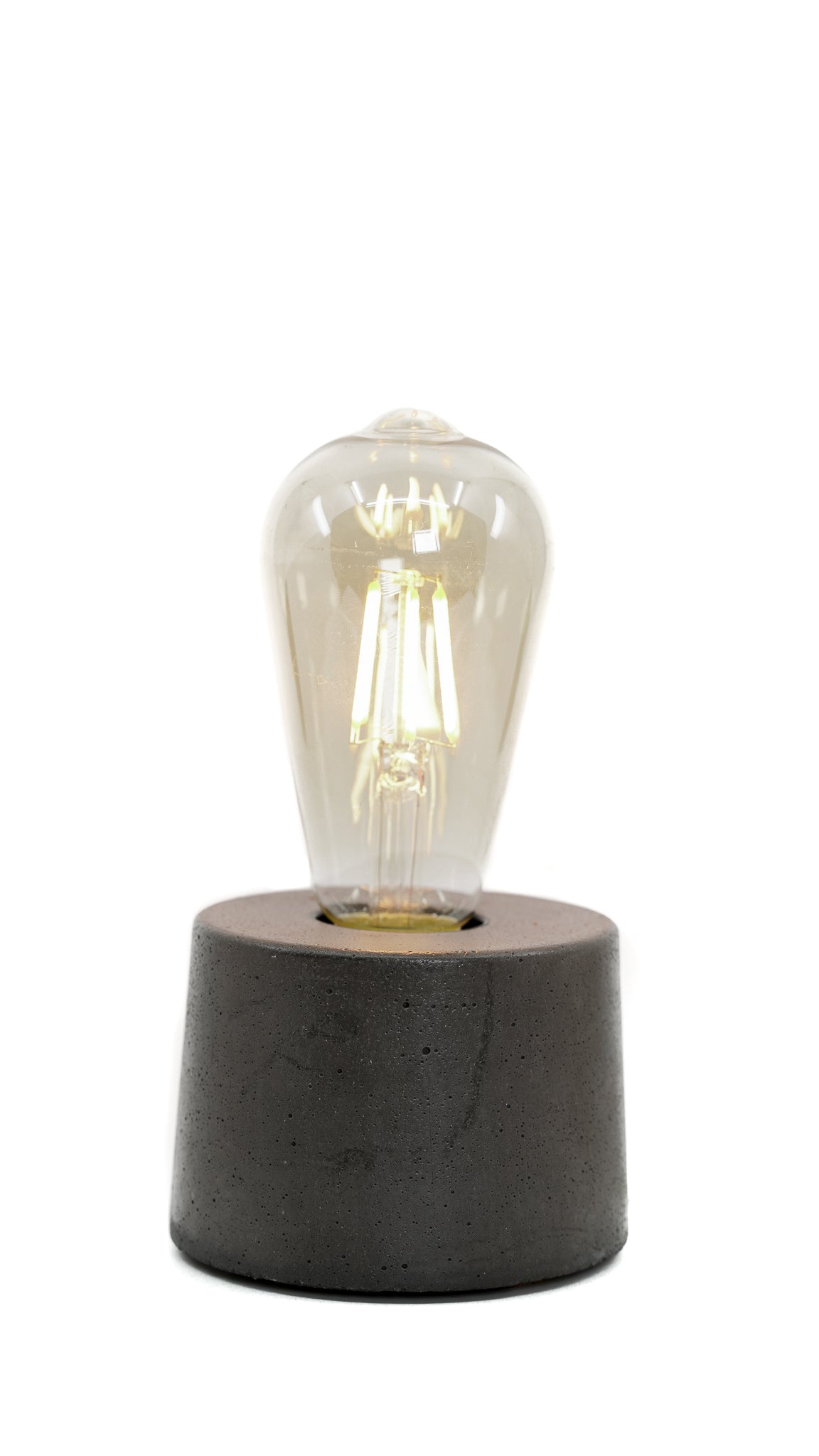 Lampe Cylindre - Béton Anthracite