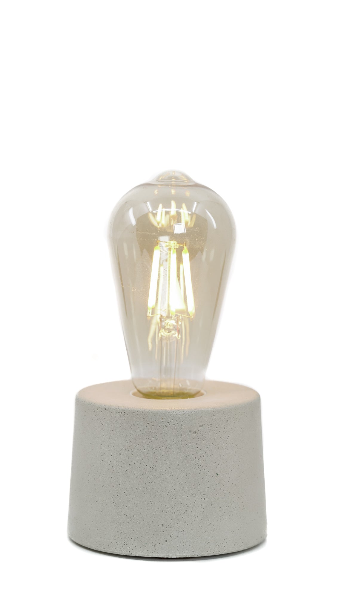 Lampe Cylindre - Béton Beige