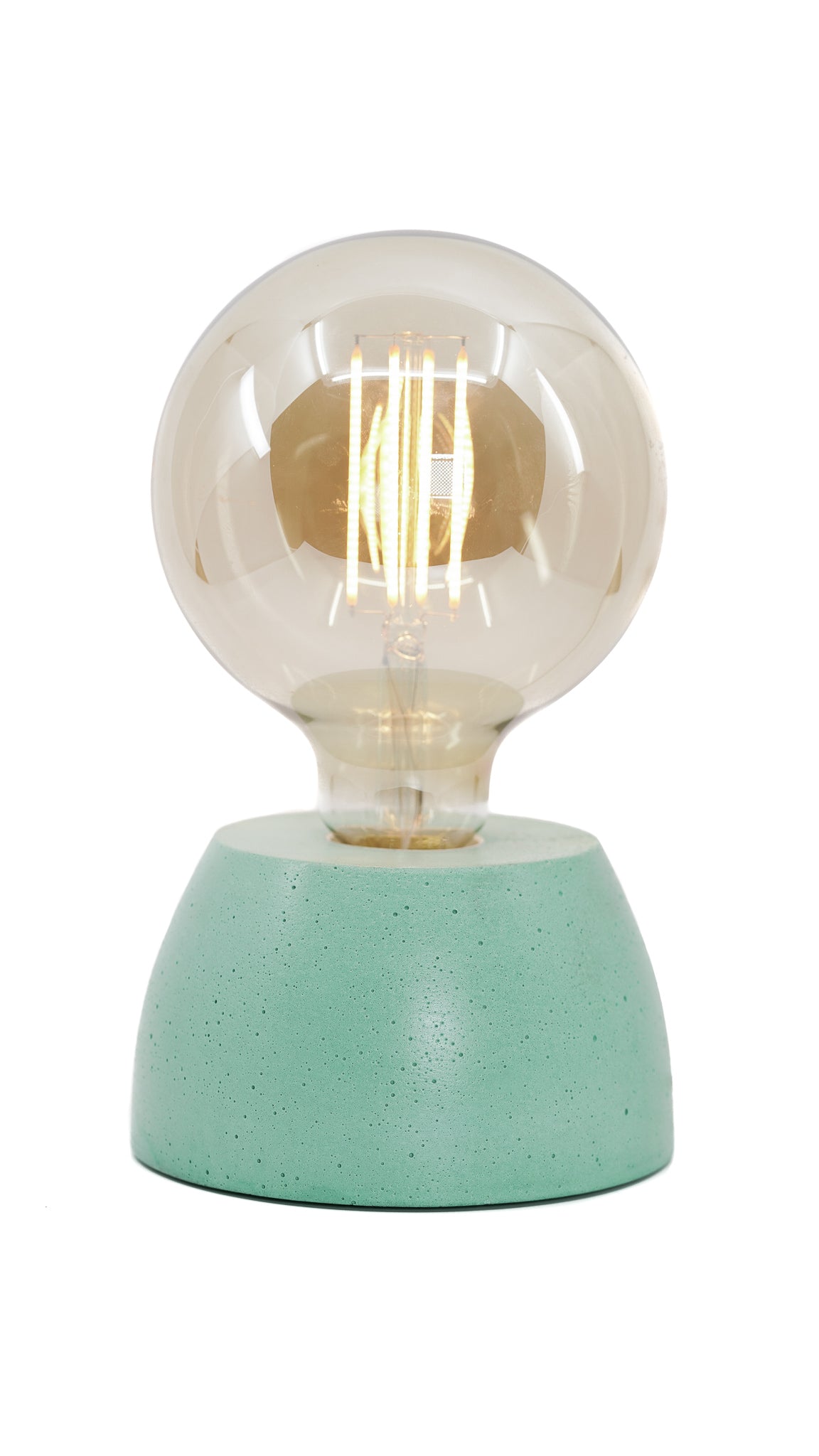 Lampe Dôme - Béton Turquoise